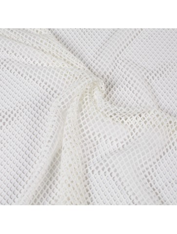 White polyester 'honeycomb'...