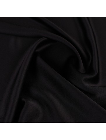 Black smooth viscose jersey