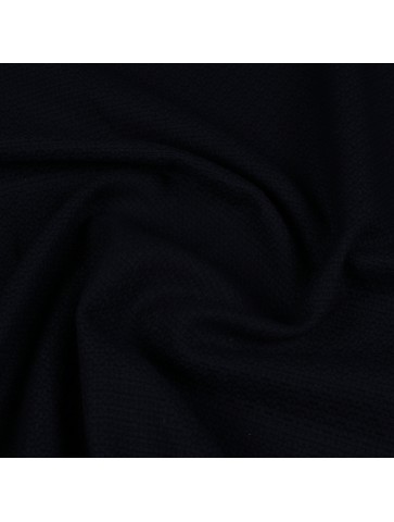 CHANEL dark blue cotton tweed