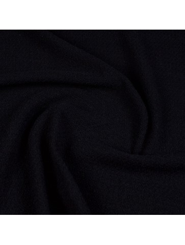 CHANEL black cotton tweed