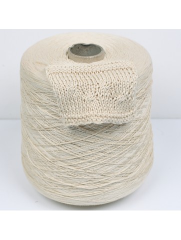 AQUA cotton with silk and...