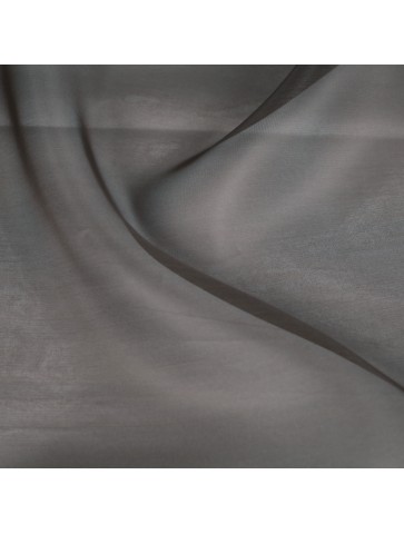 Khaki natural silk organza