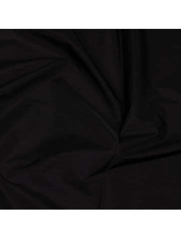 Black polyester taffeta