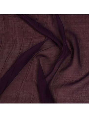 Chiffon silk (aubergine brown)