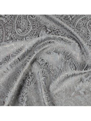 Silberner Stretch-Jacquard...