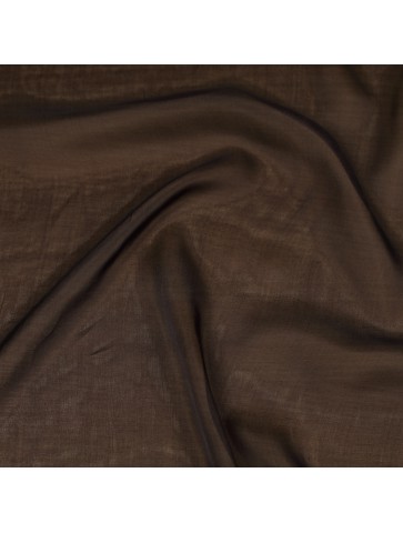 100% silk chiffon (brown)