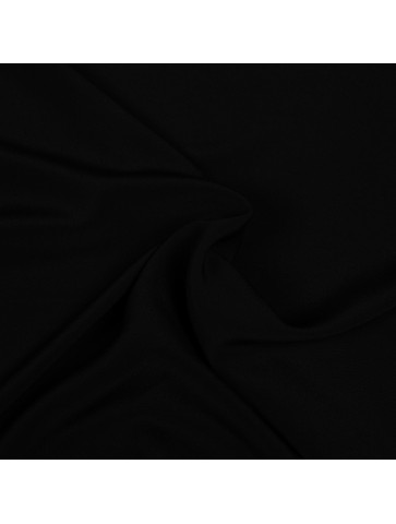 Black crepe silk