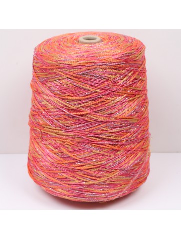 Mehrfarbige Viskose mit Lurex