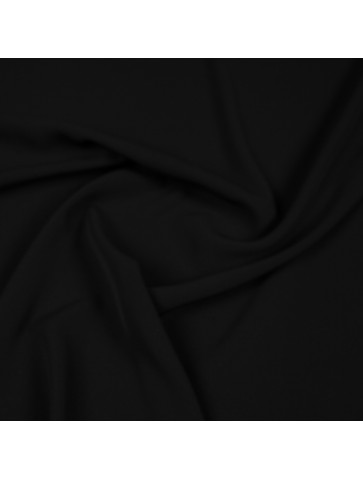 Black crepe polyester