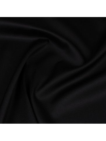 Czarna wełna garniturowa z...