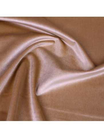 Beige cotton velvet