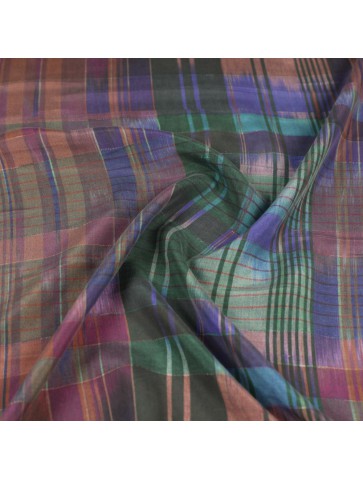 DRIES VAN NOTEN rūtains zīds