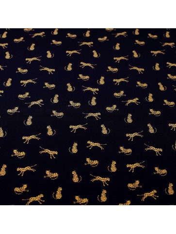 MAX MARA jedwab z lampartami