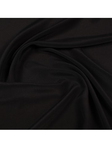 Schwarzer Crêpe-Seide