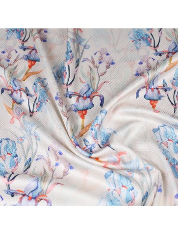 Patterned silk, jacquard