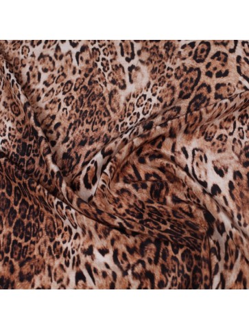 Leopard silk, Crêpe de Chine