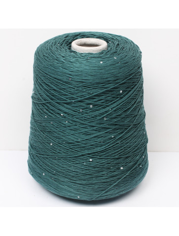 Cotton with silk and scales