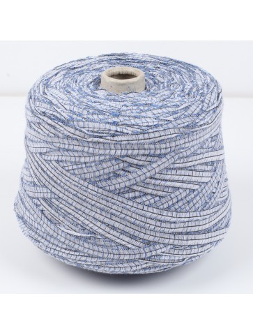 Ribbon, melange cotton with linen