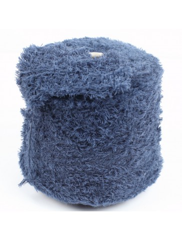 'Fuzzy' medvilnė su poliamidu (mėlyna)