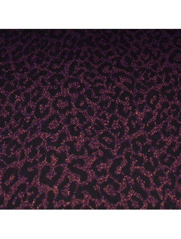 Błyszczące wzorzyste dzianiny